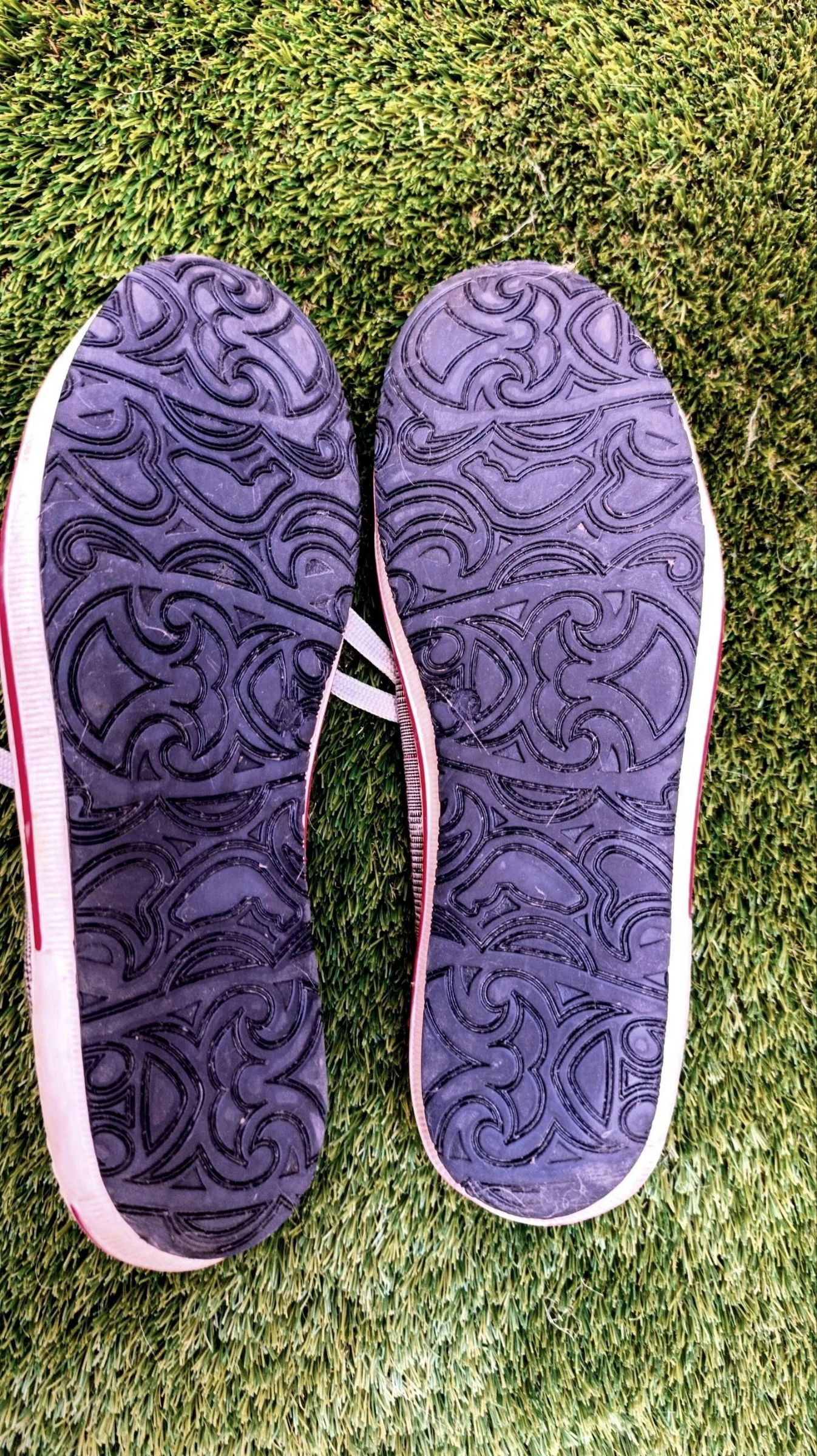 Leren en stoffen sneakers – photo 4